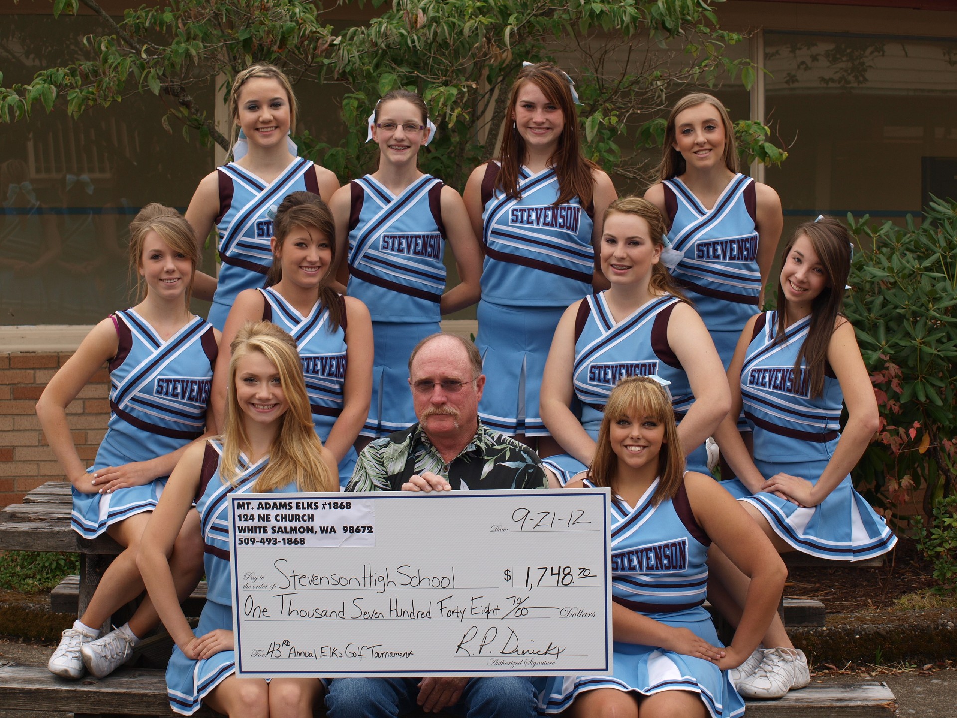 Stevenson High School donation